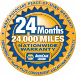 NAPA 24 month 24000 mile nationwide warranty
