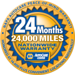 NAPA 24 month 24000 mile nationwide warranty