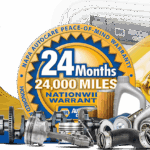NAPA 24 month 24000 mile nationwide warranty