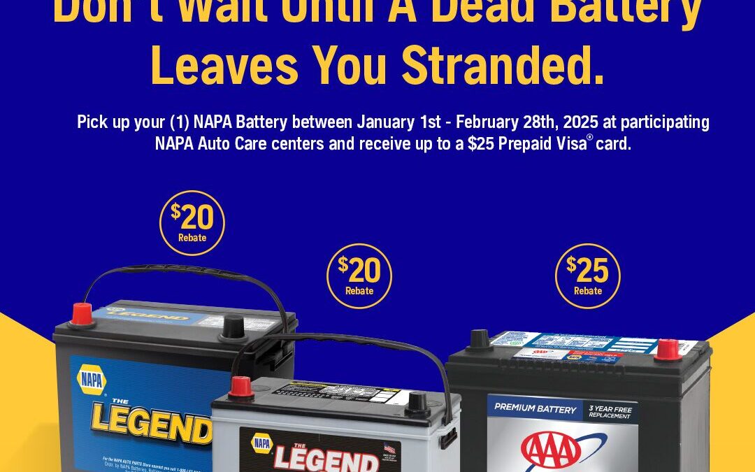 NAPA Battery Offer